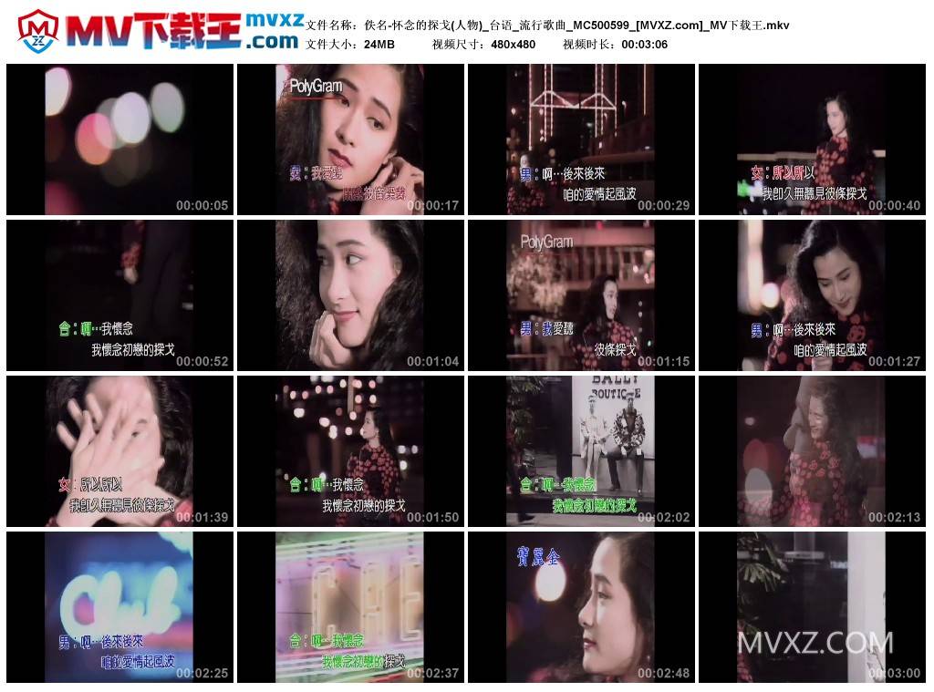 佚名-怀念的探戈(人物)_台语_流行歌曲_MC500599